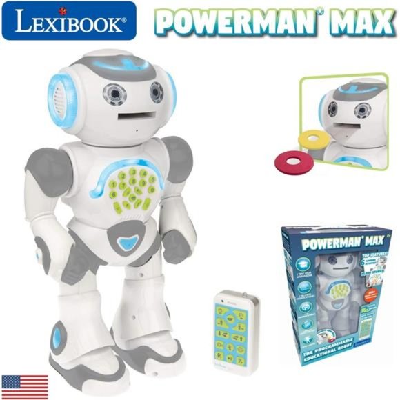 Powerman Max, Remote Control Walking Talking Toy Robot Programmable for Kids 4+ - Picture 2 of 6